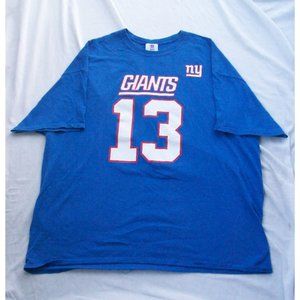 NFL Team Apparel NY Giants #13 Beckham Jr. T-Shirt - Size 2XL